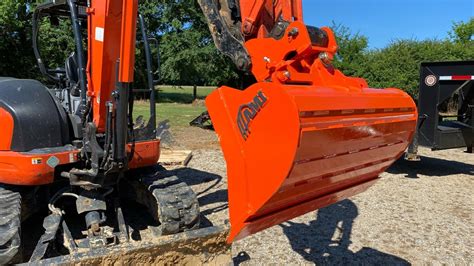 ditching bucket for kubota mini excavator|kubota 25 mini excavator buckets.